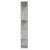 Bibliotecă/Separator cameră, gri beton, 80x24x155 cm, PAL   GartenMobel Dekor