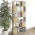 Bibliotecă/Separator cameră, stejar sonoma, 80x24x186 cm, PAL   GartenMobel Dekor