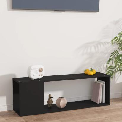 Comodă TV, negru, 100x24x32 cm, PAL GartenMobel Dekor