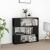 Bibliotecă/Separator cameră, negru, 100x24x94 cm GartenMobel Dekor