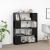 Bibliotecă/Separator cameră, negru, 100x24x124 cm GartenMobel Dekor