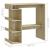 Masă bar cu raft depozitare stejar sonoma 100x50x101,5 cm PAL GartenMobel Dekor
