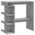 Masă bar cu raft de depozitare, gri beton, 100x50x101,5 cm, PAL GartenMobel Dekor