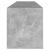 Comodă TV, gri beton, 120x30x40,5 cm, PAL GartenMobel Dekor