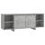 Comodă TV, gri beton, 130x35x50 cm, PAL   GartenMobel Dekor