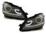 Faruri LED DRL Mercedes C-Class W204 S204 C204 Facelift (2011-2014) Negru Performance AutoTuning