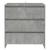 Servantă, gri beton, 70x41x75 cm, lemn prelucrat GartenMobel Dekor
