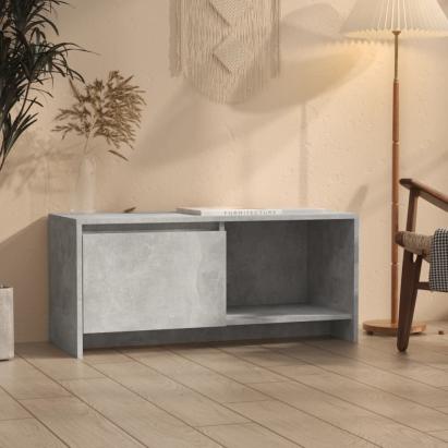 Comodă TV, gri beton, 90x35x40 cm, PAL  GartenMobel Dekor