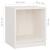 Noptiere, 2 buc., alb, 35,5x33,5x41,5 cm, lemn masiv de pin GartenMobel Dekor