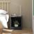 Noptiere, 2 buc., gri, 35,5x33,5x41,5 cm, lemn masiv de pin GartenMobel Dekor