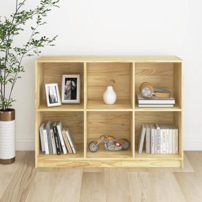 Bibliotecă, 104x33x76 cm, lemn masiv de pin GartenMobel Dekor