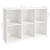 Bibliotecă, alb, 104x33x76 cm, lemn masiv de pin GartenMobel Dekor