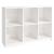 Bibliotecă, alb, 104x33x76 cm, lemn masiv de pin GartenMobel Dekor