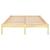 Cadru de pat King Size, 150x200 cm, lemn masiv GartenMobel Dekor