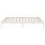 Cadru de pat Super King, alb, 180x200 cm, lemn masiv GartenMobel Dekor