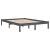 Cadru de pat, gri, 200x200 cm, lemn masiv de pin GartenMobel Dekor