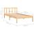 Cadru de pat single, 90x190 cm, lemn masiv de pin GartenMobel Dekor