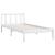 Cadru de pat, alb, 90x200 cm, lemn masiv de pin  GartenMobel Dekor