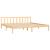 Cadru de pat Super King, 180x200 cm, lemn masiv de pin GartenMobel Dekor