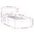 Cadru de pat single, gri, 90x190 cm, lemn masiv de pin GartenMobel Dekor