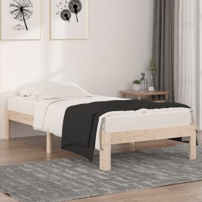 Cadru de pat single, 90x190 cm, lemn masiv GartenMobel Dekor