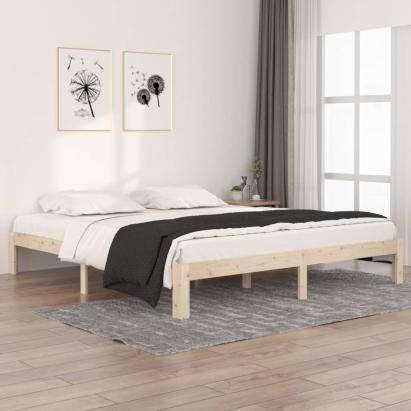 Cadru de pat Super King, 180x200 cm, lemn masiv GartenMobel Dekor