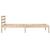 Cadru de pat mic single, 75x190 cm, lemn masiv de pin GartenMobel Dekor