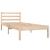 Cadru de pat mic single, 75x190 cm, lemn masiv de pin GartenMobel Dekor