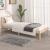 Cadru de pat mic single, 75x190 cm, lemn masiv de pin GartenMobel Dekor