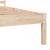 Cadru de pat mic single, 75x190 cm, lemn masiv de pin GartenMobel Dekor
