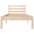 Cadru de pat mic single, 75x190 cm, lemn masiv de pin GartenMobel Dekor