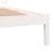 Cadru de pat mic dublu 4FT, alb, 120x190 cm, lemn masiv de pin GartenMobel Dekor