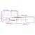 Cadru de pat dublu 4FT6, alb, 135x190 cm, lemn masiv de pin GartenMobel Dekor