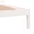 Cadru de pat dublu 4FT6, alb, 135x190 cm, lemn masiv de pin GartenMobel Dekor