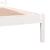 Cadru de pat King Size 5FT, alb, 150x200 cm, lemn masiv de pin GartenMobel Dekor