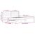 Cadru de pat King Size 5FT, alb, 150x200 cm, lemn masiv de pin GartenMobel Dekor