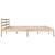 Cadru de pat Super King, 180x200 cm, lemn masiv de pin GartenMobel Dekor