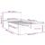 Cadru de pat, alb, 100x200 cm, lemn masiv de pin GartenMobel Dekor