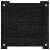 Jardinieră de grădină, negru, 31x31x31 cm, lemn masiv de pin GartenMobel Dekor