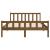 Cadru de pat King Size, maro miere, 150x200 cm, lemn masiv GartenMobel Dekor