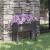 Jardinieră de grădină, gri, 70x31x70 cm, lemn masiv de pin  GartenMobel Dekor