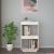 Bibliotecă, alb, 40x30x71 cm, lemn masiv de pin GartenMobel Dekor
