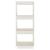 Bibliotecă/Separator cameră, alb, 40x35x103 cm, lemn masiv pin GartenMobel Dekor