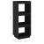 Bibliotecă/Separator cameră negru 40x35x103 cm lemn masiv pin GartenMobel Dekor
