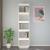 Bibliotecă/Separator cameră alb 40x35x167 cm lemn masiv de pin GartenMobel Dekor
