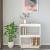 Bibliotecă, alb, 60x35x71 cm, lemn masiv de pin GartenMobel Dekor