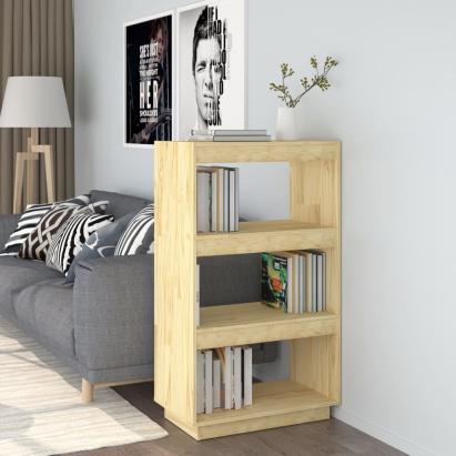 Bibliotecă/Separator cameră, 60x35x103 cm, lemn masiv pin GartenMobel Dekor