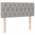 Pat box spring cu saltea, gri deschis, 100x200 cm, textil GartenMobel Dekor