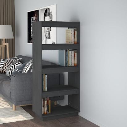 Bibliotecă/Separator cameră, 60x35x135 cm, lemn masiv de pin GartenMobel Dekor
