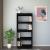 Bibliotecă/Separator cameră negru 60x35x135 cm lemn masiv pin GartenMobel Dekor